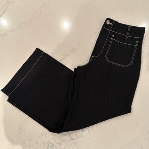 Anthropologie Maeve Colette wide legged cropped pants - size 30 - worn 2x
